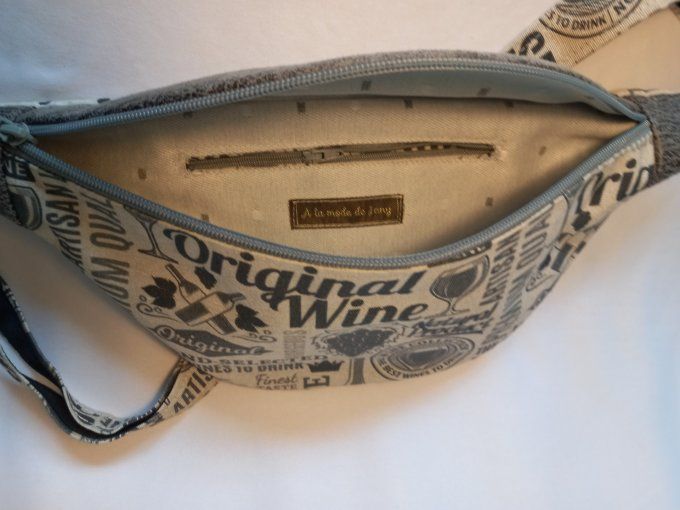 SAC BANANE THEME DU VIN